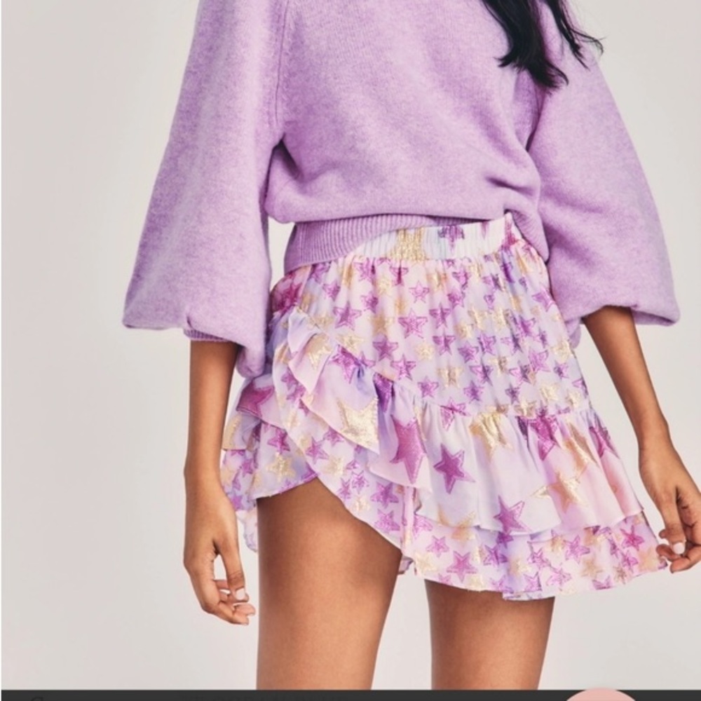 Loveshackfancy Seniya Mini Skirt